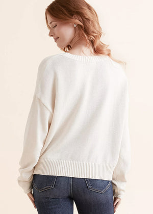 Let it Snow Sienna Sweater in Winter White - Z Supply