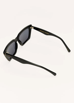 Feel Good Polarized Sunglasses in Polished Black - Z Supply