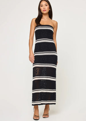 Rosalia Dress in Black/Cream - LSpace