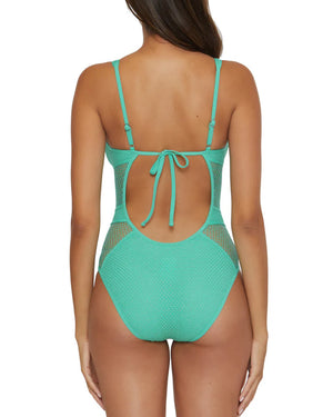 Becca Bermuda Network Plunge One Piece