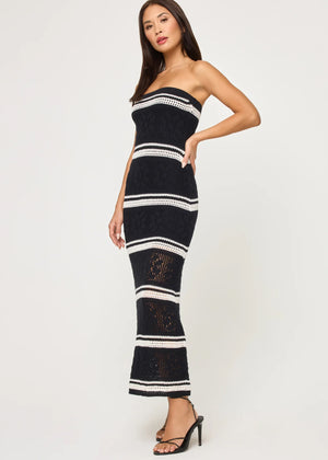 Rosalia Dress in Black/Cream - LSpace