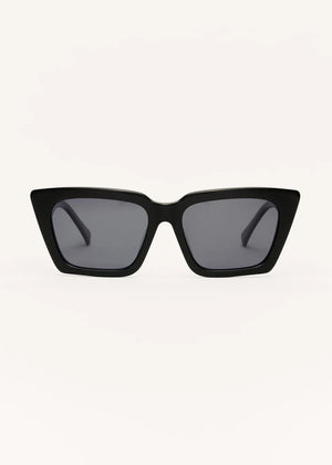 Feel Good Polarized Sunglasses in Polished Black - Z Supply