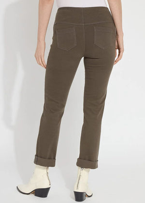 Boyfriend Denim in Pewter Green - Lysse