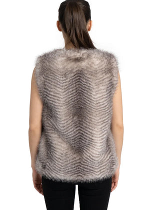 Jett Vest in Gray - Love Token