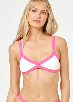 Taylor Top in Bubblegum/Cream - LSpace