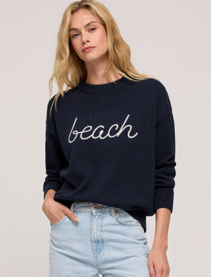 Beach Boyfriend Sweater eclipse -Z Supply