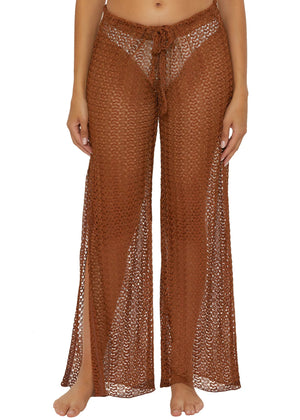 Golden Harem Pant in Bronze - Becca