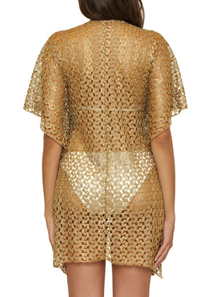 Lustre Tunic in Gold - Becca