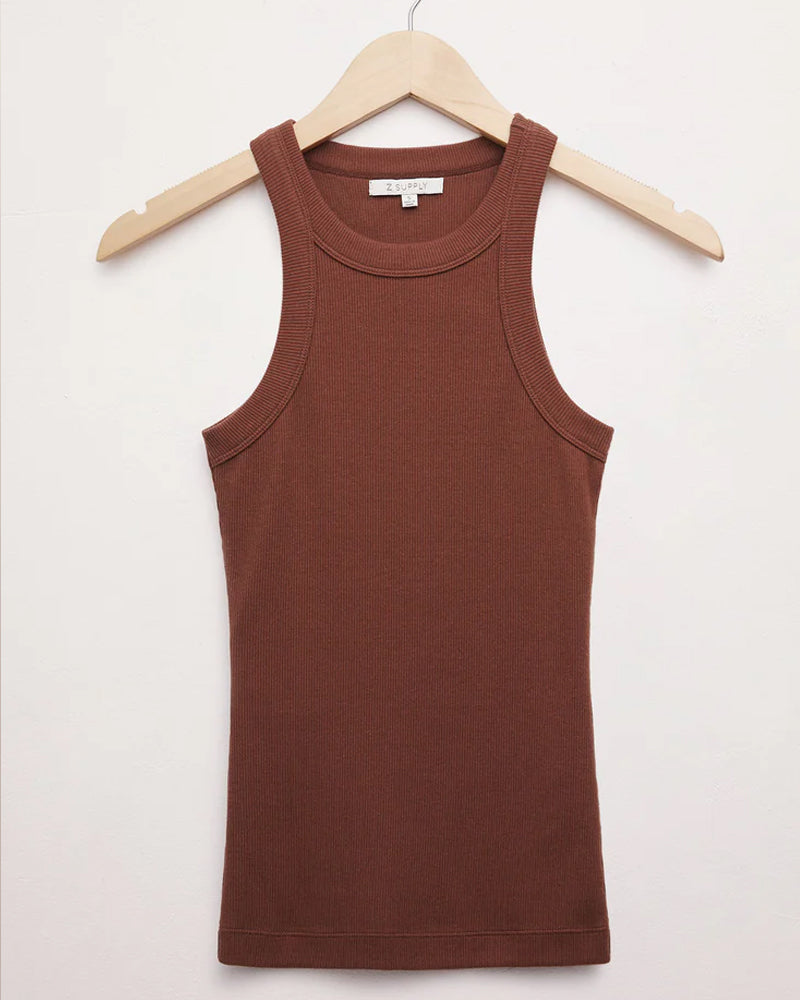 Z SUPPLY Lilly Rib High Neck Tank