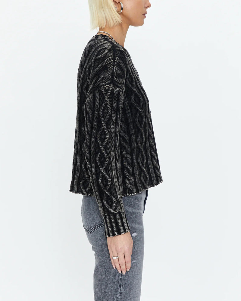 Pistola Washed Black Eva Sweater - Londo Mondo