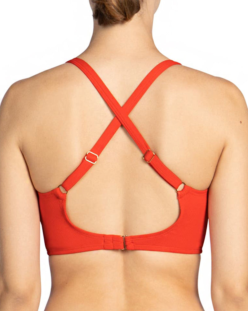 Amy Sports Bra, Red