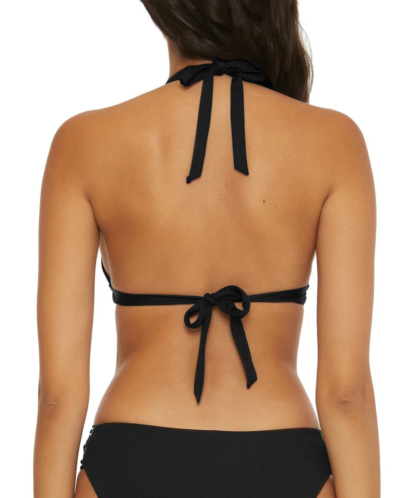 Seafolly PALM SPRINGS TANK BRA - Bikini top - black 