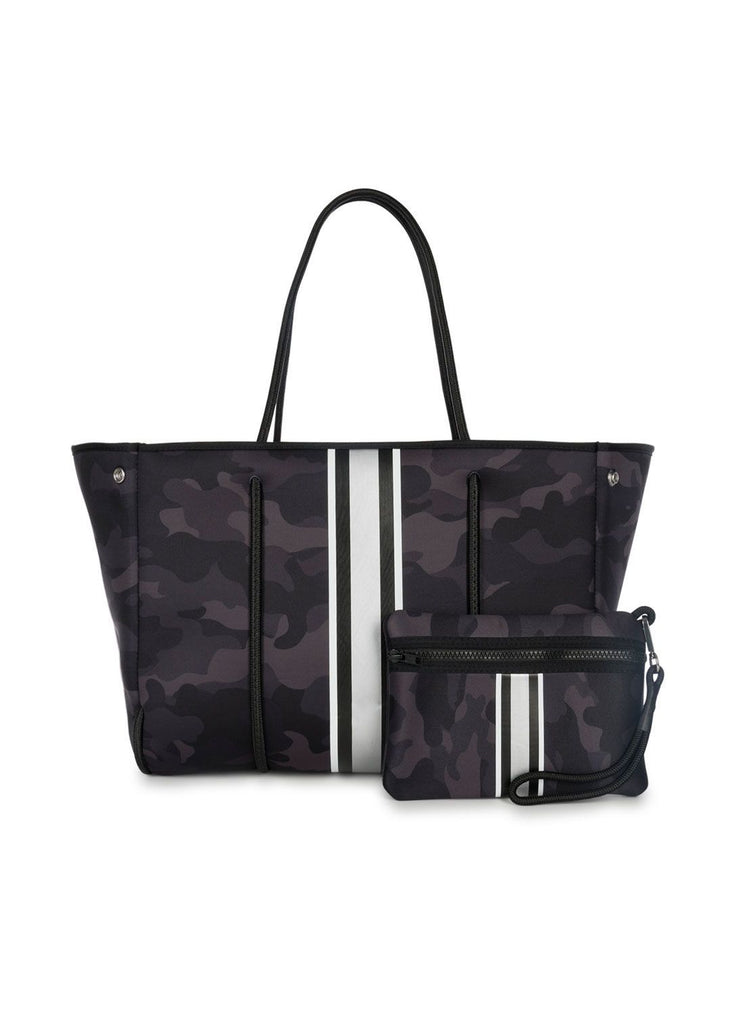 Greyson Haute newest Shore tote black/grey camo tote